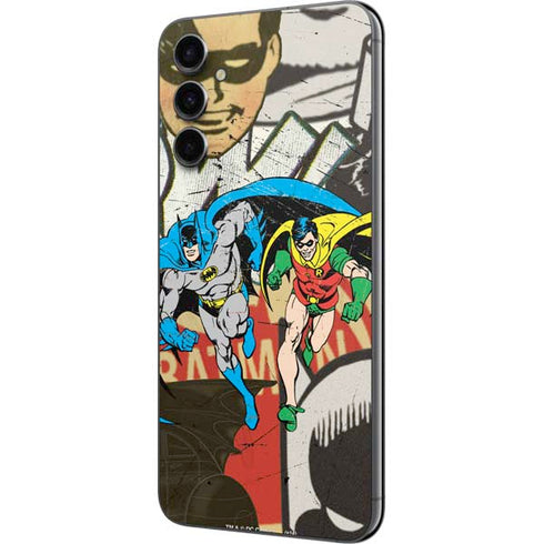 DC Comics Batman and Robin Vintage Action Pose Galaxy A14 5G Skin